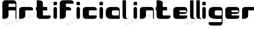 Artificial intelligence字体转换
